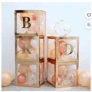 Bride letter boxes for decor